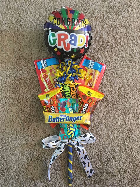 Looking for the best kindergarten & preschool graduation gifts for kids who are super active, always on the go, and loves playing at the outdoors? Lanie's 8th Grade Graduation Candy Bouquet I made for her ...