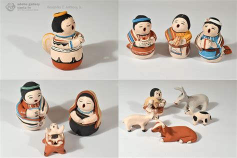 Nacimiento Pottery Nativity C4134c Adobe Gallery Santa Fe
