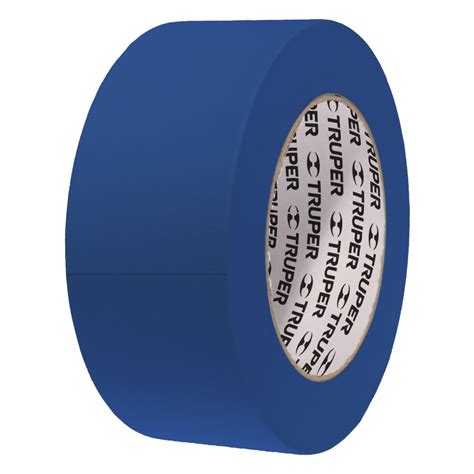 Cinta Adhesiva Masking Tape Azul 50 Metros 48mm Truper 12624 10900
