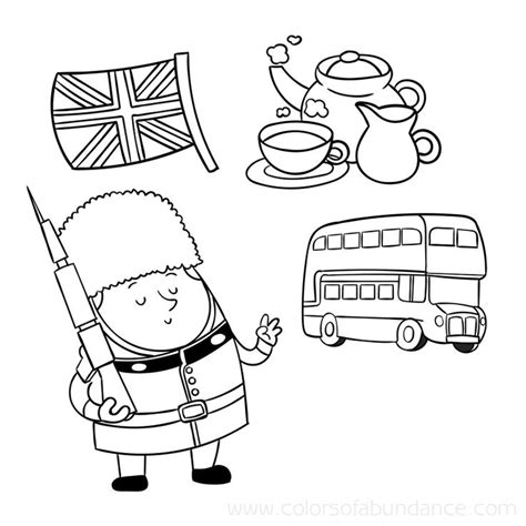 All of the printable pages are free of charge and there are many to choose from. England on my mind | Free coloring pages, Printable ...