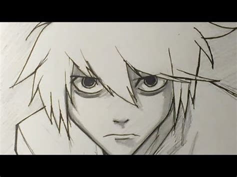 Оно довольно точно повторяет сюжет. Как нарисовать Л из аниме "Тетрадь смерти" - YouTube