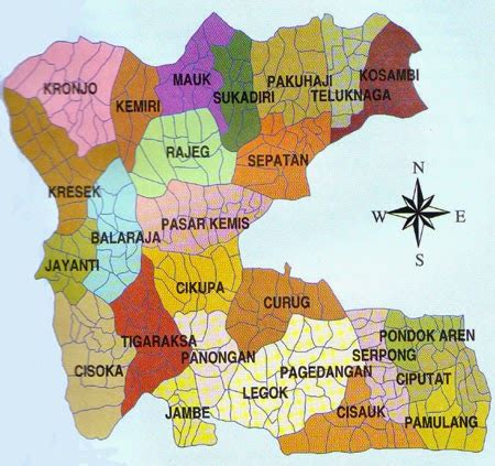 Setu kota tangerang selatan 15313, prov. Fenni Pratiwi: DATA MONOGRAFI KABUPATEN TANGERANG