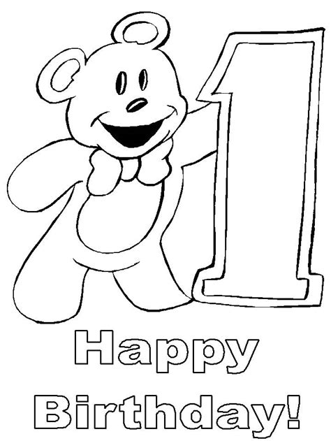Its My Birthday Colouring Pages Page 2
