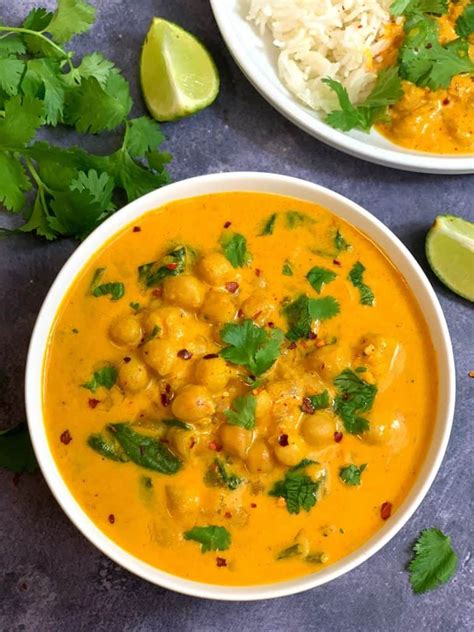Chickpea Coconut Curry Instant Pot Stove Top Indian Veggie Delight