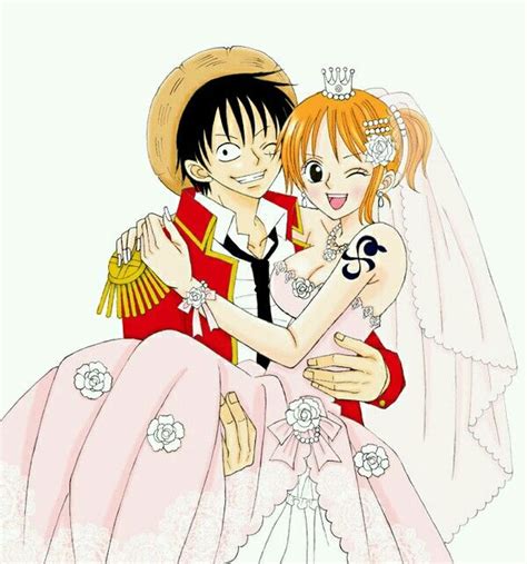 Luffy X Nami Wedding Luna Parejas