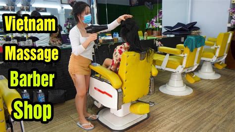 Vietnam Massage Street Barber Shop Asmr Face Massage Wash Hair 2021