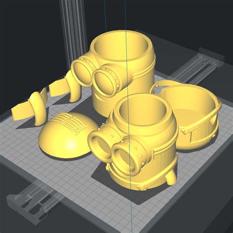 Archivo Stl Set Matero Minions Para Imprimir En 3d 👹・modelo De