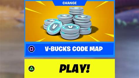 Free V Bucks Map Code Youtube