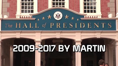 The Hall Of Presidents 2009 By Martin Youtube