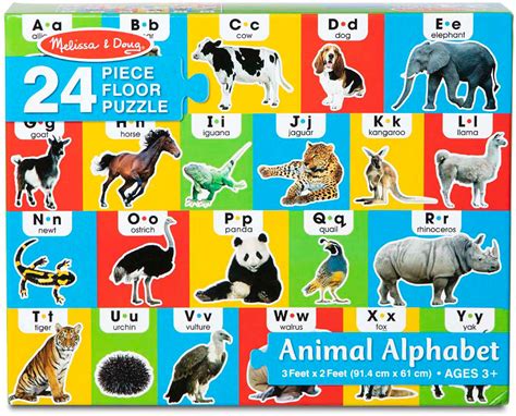 Animal Alphabet Floor Puzzle The Toy Chest At The Nutshell