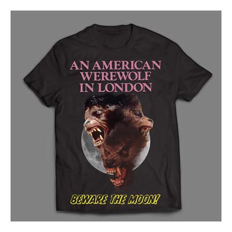 Amercian Werewolf In London Short Sleeve T Shirt Horror Merchandise