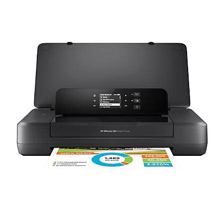 The type of media paper includes a plaid paper and a glossy brochure it is supporting the mobile printing process and compatibility with the following details. HP OfficeJet 200 Portable Printer With Wireless And Mobile ...