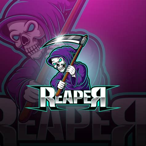 Premium Vector Reaper Esport Mascot Logo Design