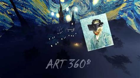 The Starry Night Vincent Van Gogh In 3d 360º Youtube