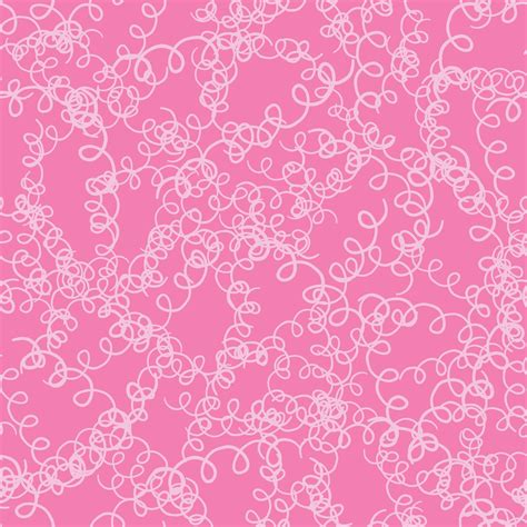 Vector Seamless Texture Background Pattern Hand Drawn Pink Colors