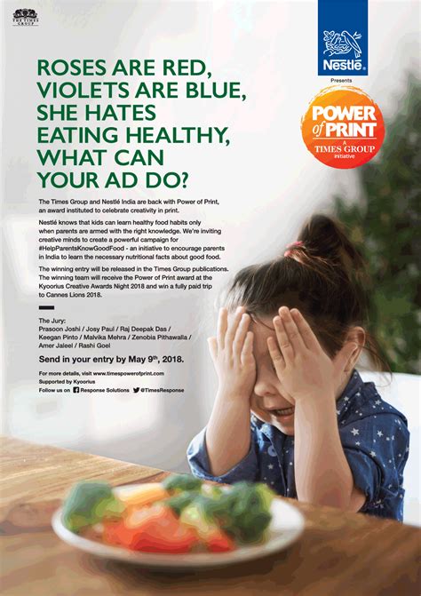 Nestle Presents Power Of Print Ad Advert Gallery
