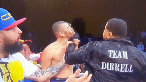 Boxing Trainer Sucker Punches Jose Uzcategui After Late Hit On Andre Dirrell Youtube