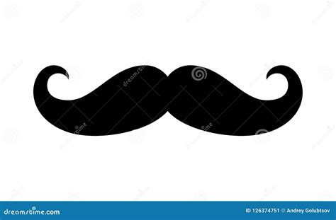 Mustache Icon Of 3 Types Isolated Vector Sign Symbol Cartoondealer