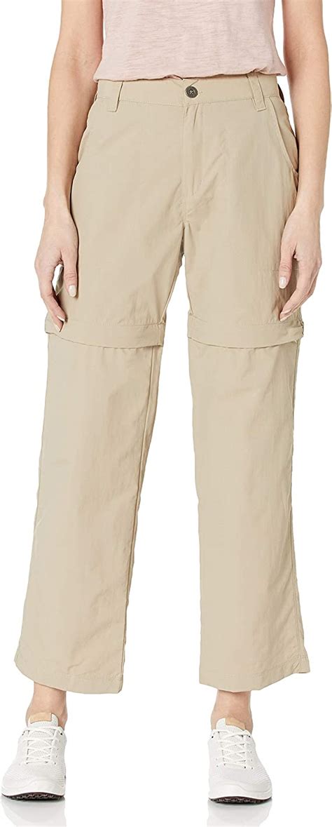 White Sierra Womens Point 29 Inseam Convertible Pants X Small Khaki Amazonca Clothing