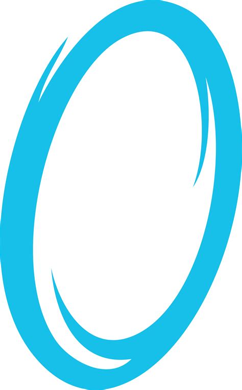 Download Transparent Portal Logo Png Transparent - Portal 2 Blue Portal - PNGkit