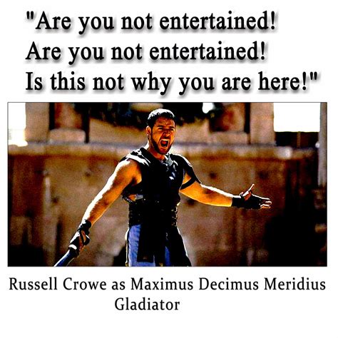Quotes From Russell Crowe Gladiator Quotesgram