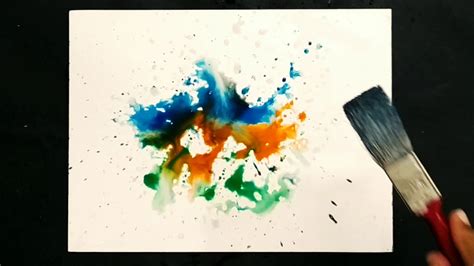 Very Easy Watercolor Abstract Painting For Beginners Relaxing