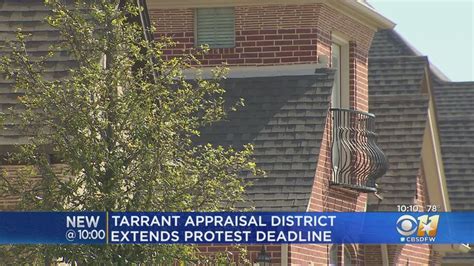 Tarrant Appraisal District Extends Protest Deadline Youtube