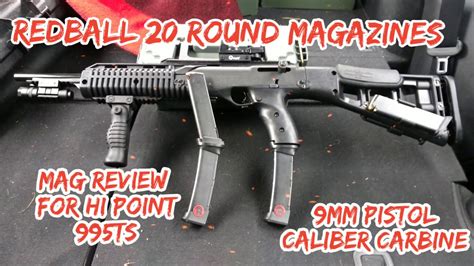 Redball 20 Round Hi Point Carbine Mag Review Youtube
