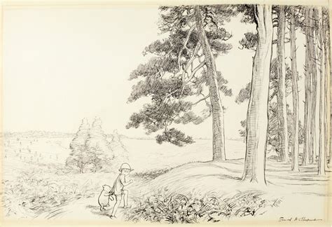 If ever there is a tomorrow, classic winnie the pooh, pooh wall art, winnie the pooh, pooh piglet art print, pooh nursery art, pooh quote. A 'Winnie-the-Pooh' Drawing Sets a New Auction Record for ...