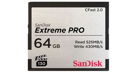 Sandisk Extreme Pro Compactflash 64 Gb Compactflash Sdcfsp 064g A46d
