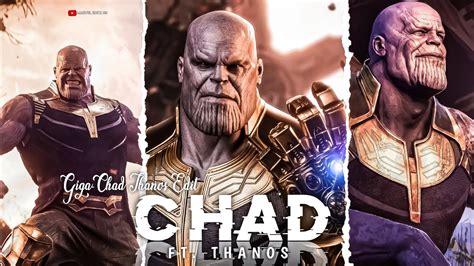 😈thanos X Giga Chad 💯phonk Song Marvel Editz 55 Marvel Gigachad