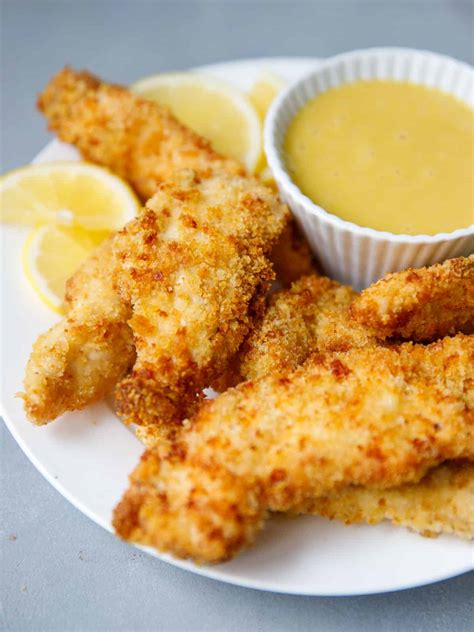 The air fryer cooks deliciously seasoned chicken thighs to crispy, juicy perfection in just 18 minutes. Air Fryer Chicken Strips Recipe - Cooking LSL