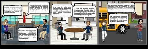 Historieta Psicología Educativa Storyboard By Julianaarana2021