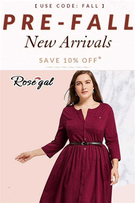 Rosegal Is Offering Pre Fall New Arrivals Save Extra 10 Off On Code