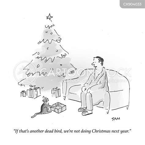 Funny Christmas Decorating Cartoons