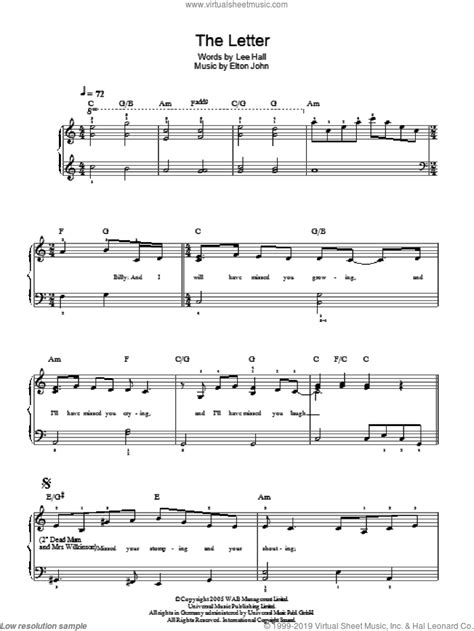 Easy Piano Sheet Music Pdf With Letters Bi