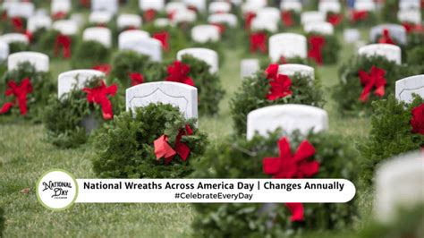 December 16 2023 National Wreaths Across America Day National