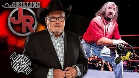 Jim Ross Shoots On Terry Funk Becoming Chainsaw Charlie Youtube