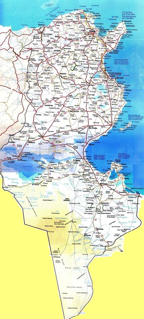 Tunisia Map Mappery