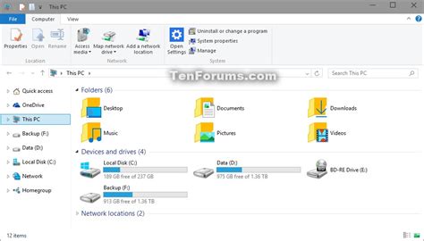 File Explorer Open To This Pc Or Quick Access