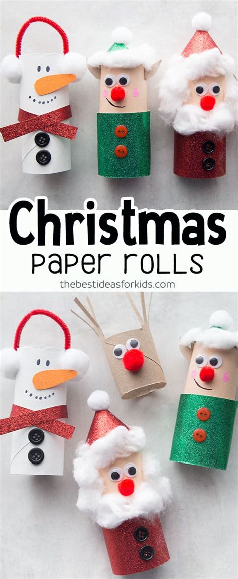 Christmas Crafts For Kids Toilet Paper Roll Christmas Crafts Kids