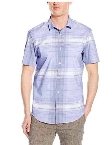 Nwd Calvin Klein Mens Short Sleeve Button Front Shirt Xl Ebay