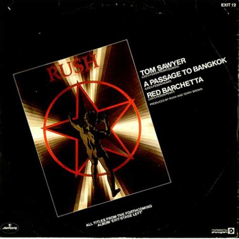 Don't wanna do it ever again. Rush Live! E.P UK 12" vinyl single (12 inch record / Maxi-single) (1181)