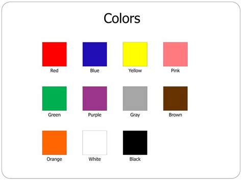 Ppt Colors Powerpoint Presentation Free Download Id5442949