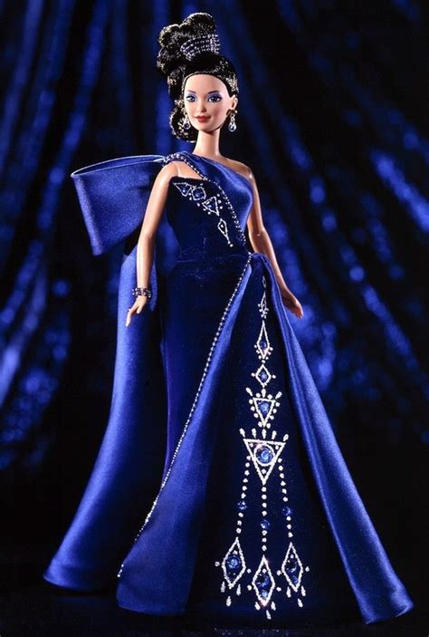 Sapphire Splendor Barbie By Bob Mackie Barbie Gowns
