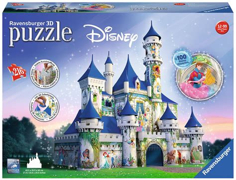 Ravensburger's puzzles are made to. Disney Castle 3D puzzle - Timbuk Toys