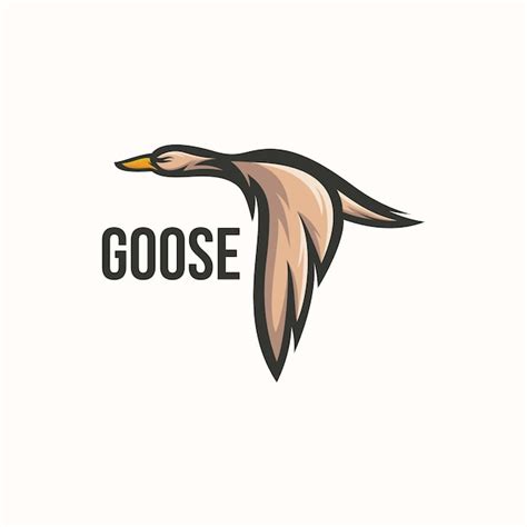 Premium Vector Goose Logo Template Vector Illustration
