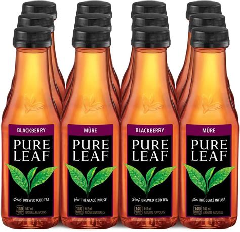 Pure Leaf Iced Tea Blackberry 12 X 547 Ml Amazonca Grocery