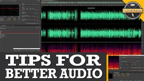 Quick Tips Audio Editing Youtube