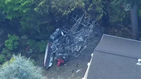 2 Injured In Washington State After Small Plane Crashes Outside Home